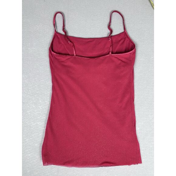 COSABELLA TAN MESH TANK SHEER BUILT IN BRA M - Picture 2 of 6